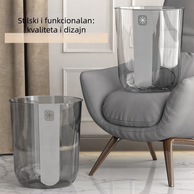 Plastični koš za otpad, kućna upotreba, bez poklopca, velikog kapaciteta, pogodan za kupaonicu, spavaću sobu i dnevni boravak