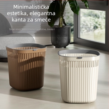Ins-stil plastična kanta za otpad velikog kapaciteta za dnevni boravak, kuhinju, spavaću sobu, kupaonicu, WC i ured