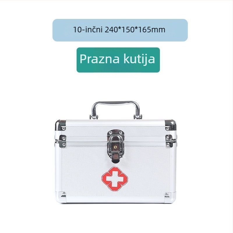 S2V Kućna ljekarna, velika kapaciteta za medicinske i zdravstvene potrepštine, organizator skladištenja, prijenosna kutija za prvu pomoć