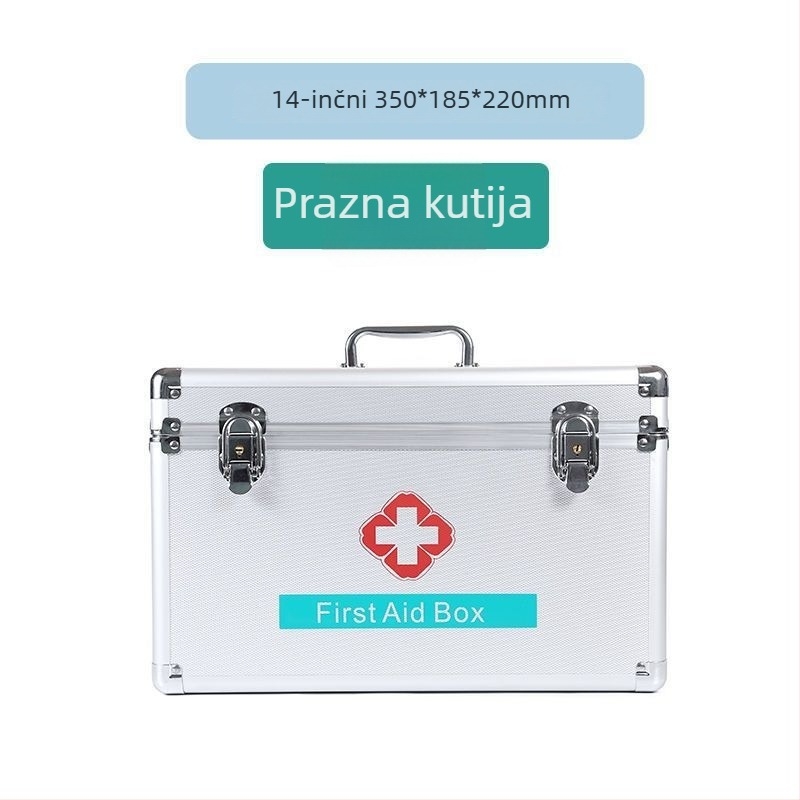 S2V Kućna ljekarna, velika kapaciteta za medicinske i zdravstvene potrepštine, organizator skladištenja, prijenosna kutija za prvu pomoć