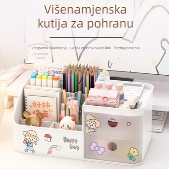 Huishi Stolni organizator za kancelariju s odjeljcima, velika kapaciteta, za djecu i učenike osnovne škole