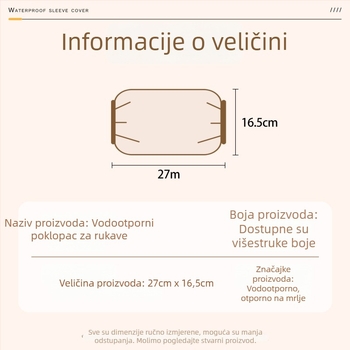 2025 nove slatke vodootporne rukave za žene – ured, otporne na prljanje, izdržljive
