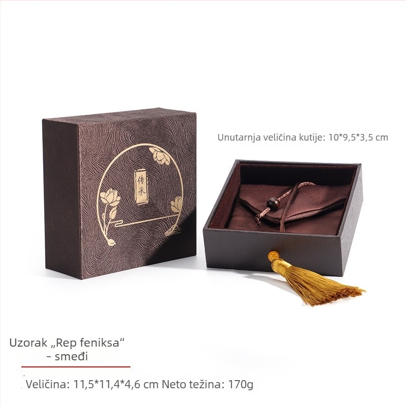 Premium kutija za nakit za narukvice, kutija za pohranu jade narukvice — poklon kutija