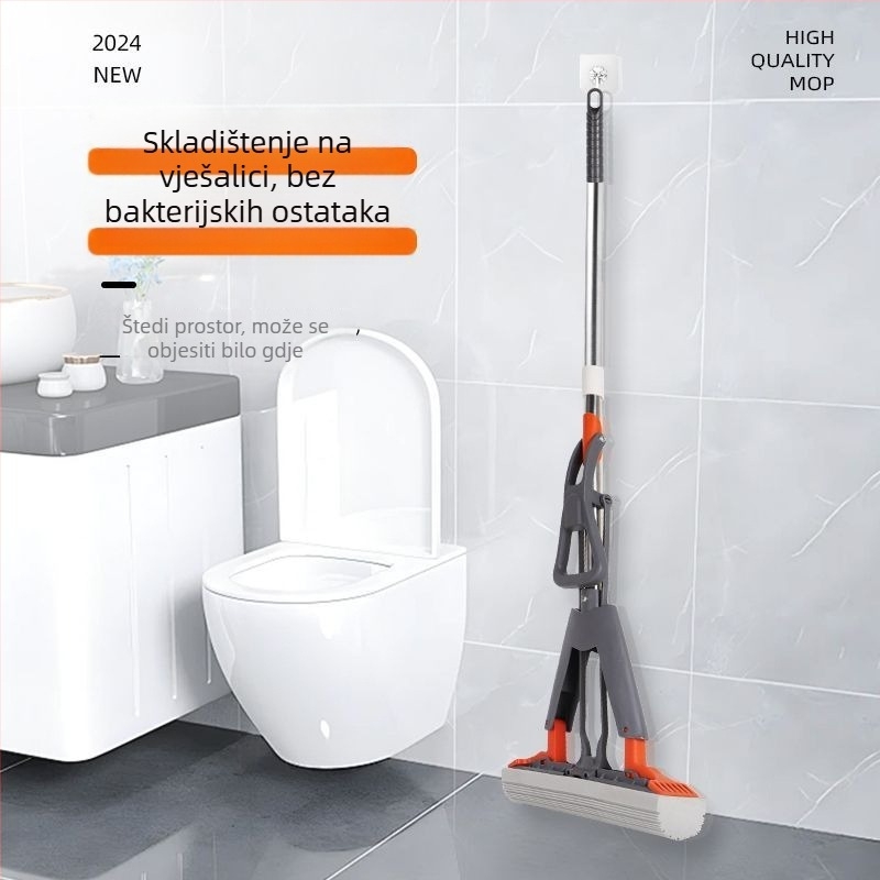 Novi spužvasti mop za kućnu upotrebu, sklopni dizajn za kupaonu, izuzetno upija podove