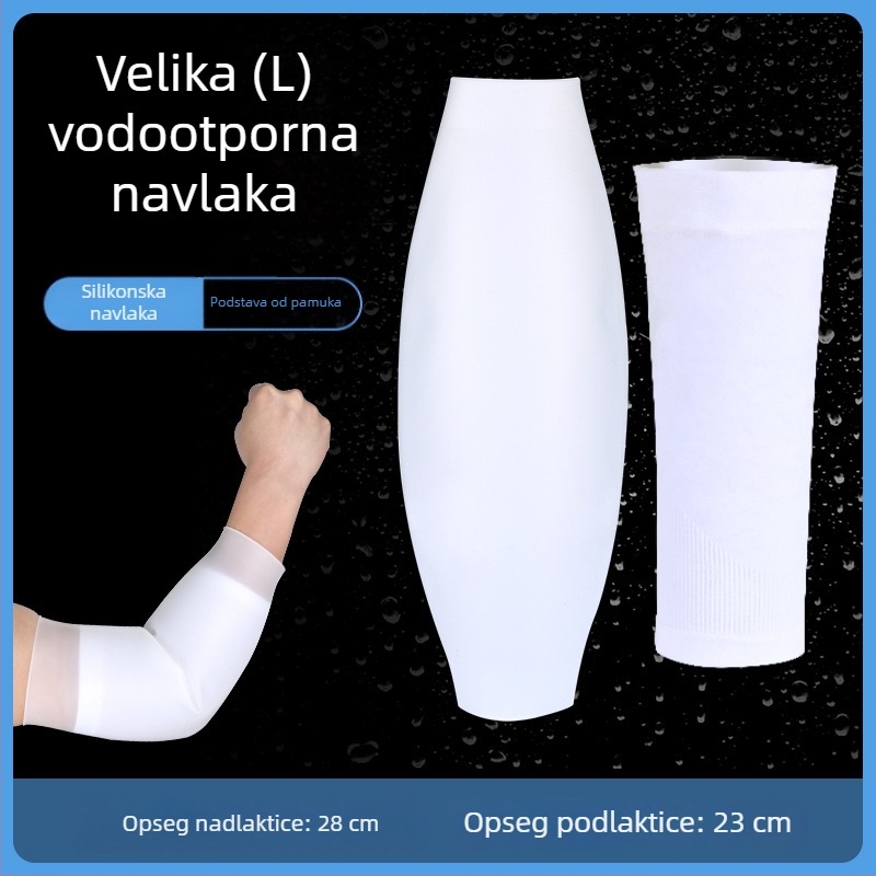 Silikonske vodootporne rukave, otporne na habanje i rastezljive, za kuhinju i kupaonicu, zaštita od ulja i prljavštine, PICC zaštitne rukavice