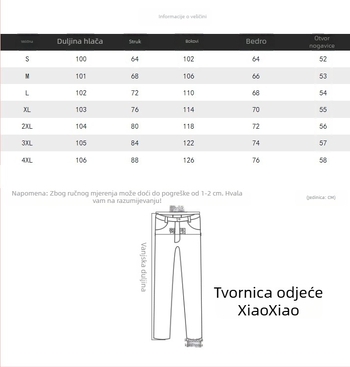 Muške ravne hlače za casual nošenje, ljetne široke hlače, dugačke hlače za sako