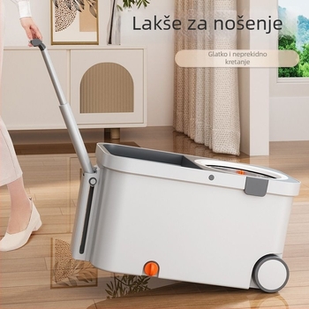 H6K Kućni vrtni mop s iscijeđivanjem bez dodira, ubrusima i krpama za upijanje vode, deblji dizajn za lakše brisanje poda