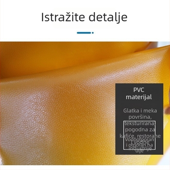 Oxford PVC pregača s marmornim uzorkom, vodootporna, otporna na ulje, kiseline i lužine, debela za klanje i preradu morskih plodova