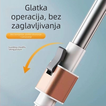 Hidraulična drška za mop, okretna, univerzalnog tipa, ojačana i debela, za kućnu upotrebu, iscijeđivanje bez dodira rukom