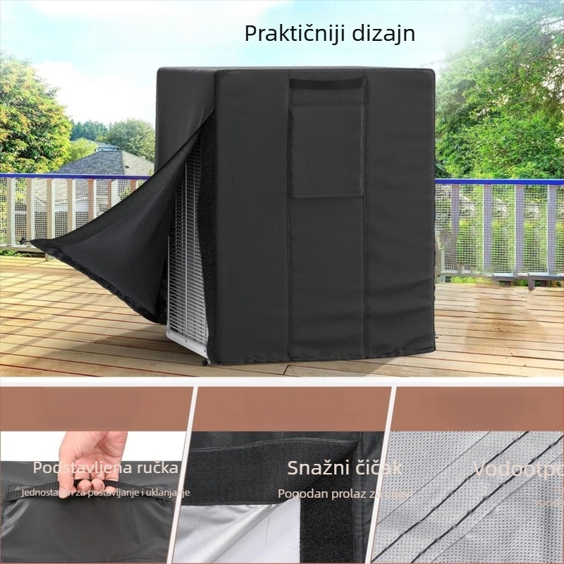 Vanjski pokrov klima-uređaja, 600D Oxford platno, vodootporan, otporan na prašinu i UV zaštita