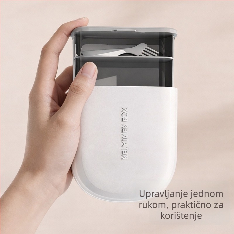 Kutija za pohranu nevidljivih ortodontskih aparata, prijenosna kutija za pohranu i čišćenje proteza