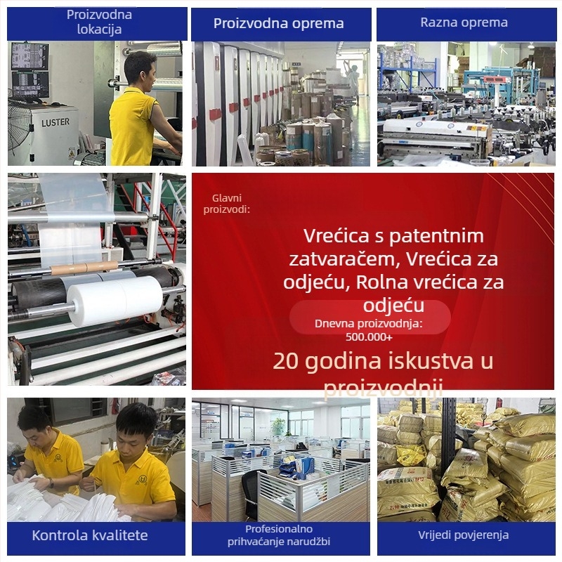 PE rola zaštita od prašine za viseću odjeću, prozirna navlaka, debeli kaputi s punjenjem, prilagodljivo
