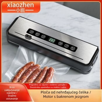 Automatski vakuumski zatvarač od nehrđajućeg čelika za kućnu upotrebu, čuva hranu
