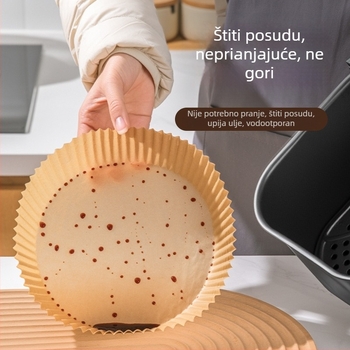 Papir za pečenje za air fryer – papir koji upija masnoću, višenamjenski kuhinjski papir za pečenje