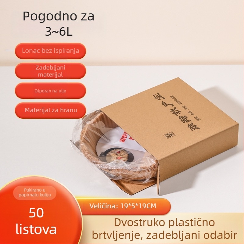 Papir za pečenje za air fryer – papir koji upija masnoću, višenamjenski kuhinjski papir za pečenje