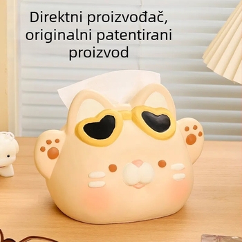 Gigabit keramička kutija za maramice – moderni minimalistički stolni držač za dnevni boravak