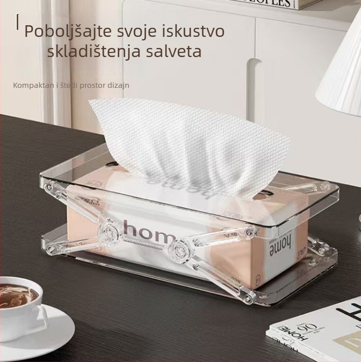 ABS stolna kutija za maramice i salvete – moderan višefunkcionalni organizator za dnevni boravak