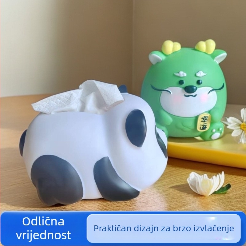 Slatka kutija za maramice s mačkom Kitty, vinil, višestruka primjena za studentski dom