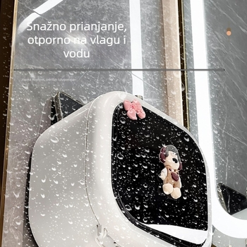 Kutija za papirnate maramice za kupaonicu, zidna, bez bušenja, vodootporna, slatka, kreativni dozator