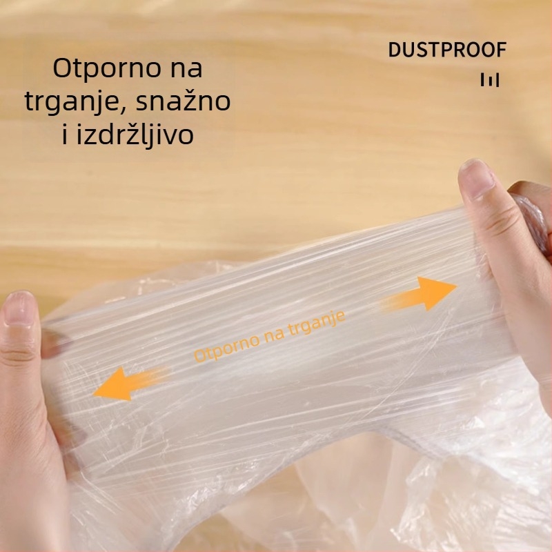 Jednokratna zaštitna folija protiv prašine za kućnu upotrebu, s elastičnom šnom, zaštita kauča i namještaja
