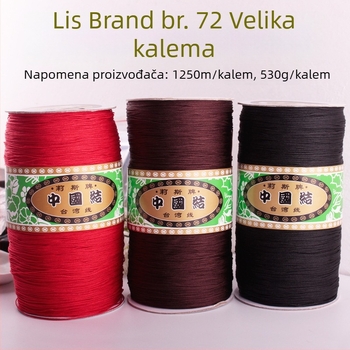 Lis marka nefrit vlakna – srednja špulja A i B vlakana, pleteni narukvica i ogrlica konac Vajra Bodhi, DIY materijal