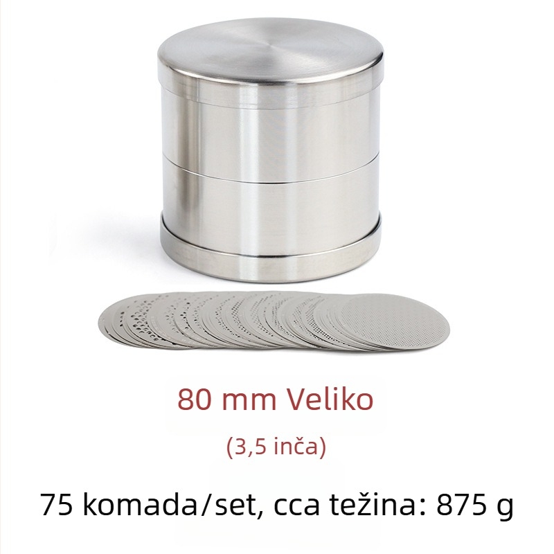 Hexinfu Nehrđajući čelik – Dijamantno sito za veličine dragog kamenja, sito za slobodne kamene, mjerni alat za ugradnju dijamanata u nakit