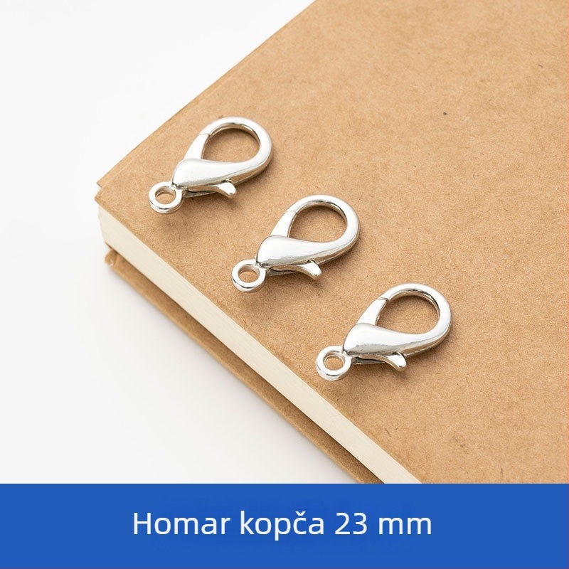 100 cinkovih legura homarskih zatvarača i spojnih dijelova za DIY nakit