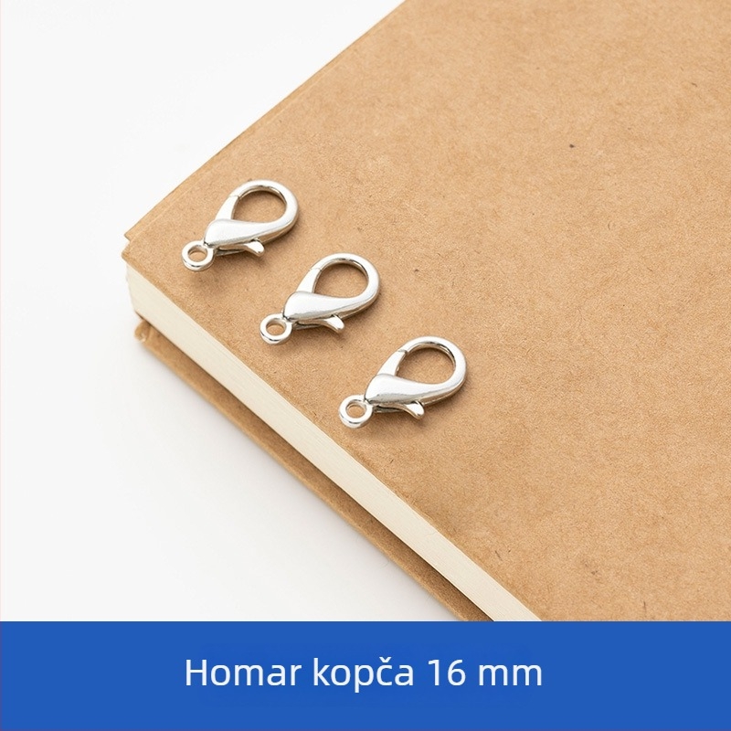 100 cinkovih legura homarskih zatvarača i spojnih dijelova za DIY nakit