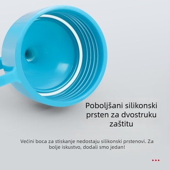 AMINNO PE plastična boca za začine s oštrim vrhom – za umake, kremu, preljev za salatu i džem – 600 ml