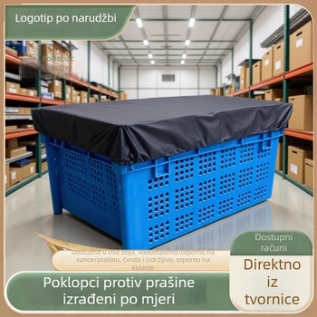 Kryt za prašinu za skladišta i opremu, ekološki pokrov za košare, transportni kućište za opremu, kućne turnover kutije, zaštita od prašine i sunca