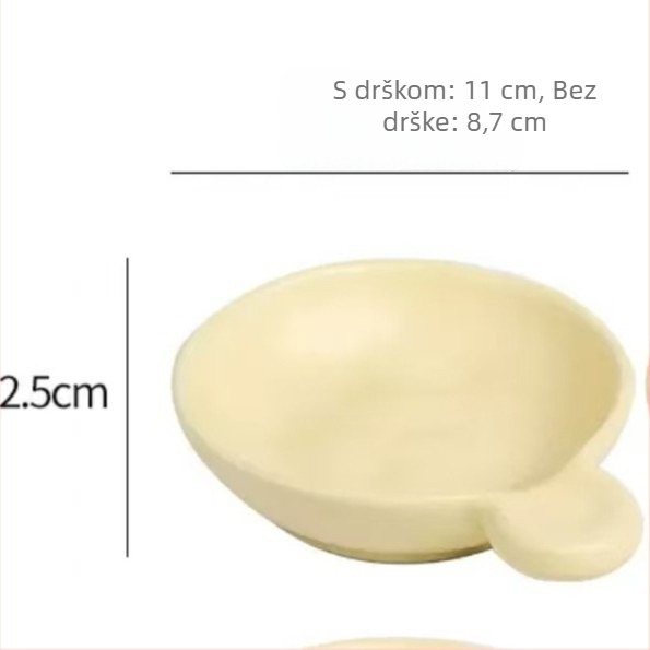 Set posuda za umake s drškom – nordijska keramika – posude za umake, ocat i sojin sos – moderan minimalistički dizajn