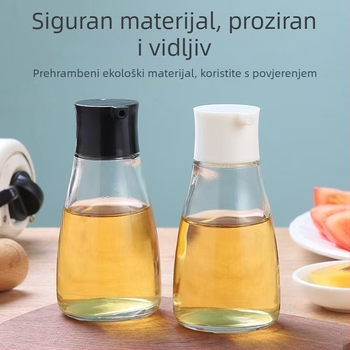 Premium set staklenih boca za začine: ocat, umak od soje, sezamovo ulje i boce za začine
