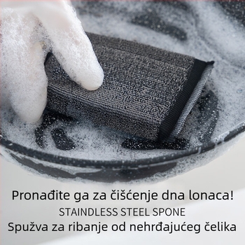 Kućna spužva za pranje posuđa za lonce i zdjele – upija vodu, pjeni, uklanja hrđu (set od 6 kom.)