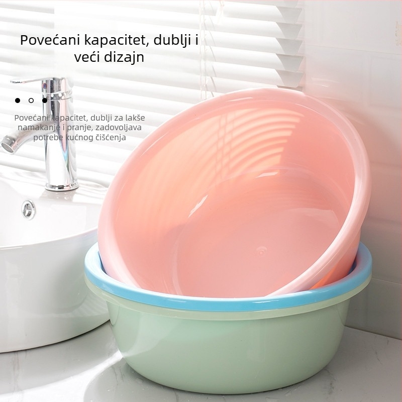 Plastična umivaonica za kućnu upotrebu, u velikim i malim veličinama, za pranje rublja, pranje nogu i pranje povrća.