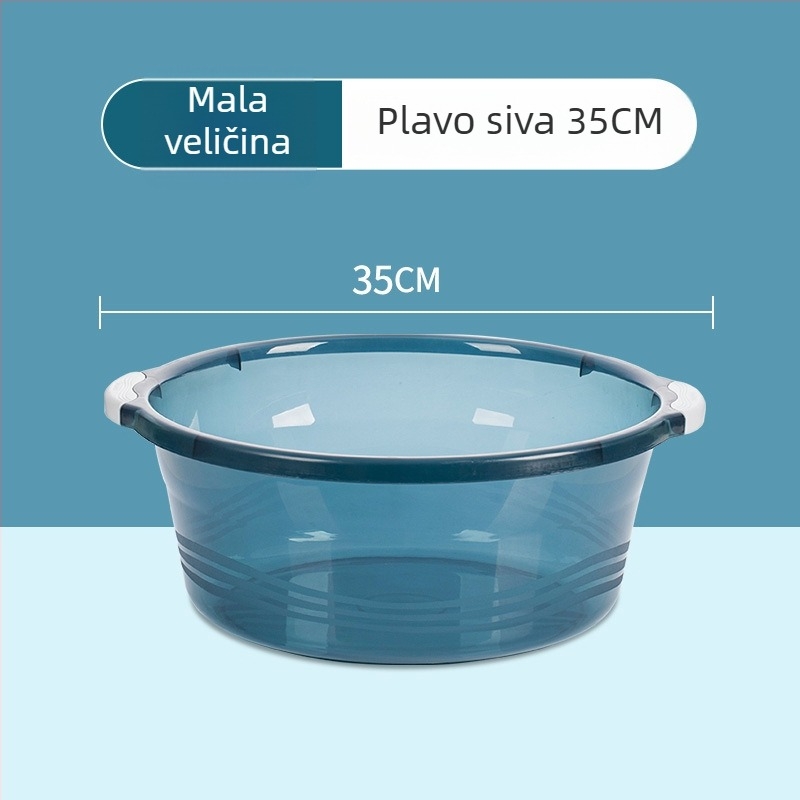 Camellia plastična duboka posuda za pranje, s povećanim debljinama, velika kapaciteta, za studentski dom