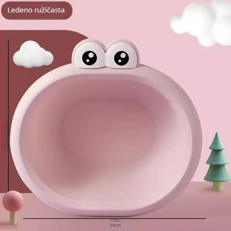 Debela plastična zdjela za pranje lica za djecu s dizajnom crtani film