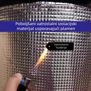 Poklop vanjske jedinice klima uređaja sa zaštitom od sunca i prašine, jednostavna ugradnja, otporan na koroziju, kišnu zaštitu, pokrov od aluminijske folije