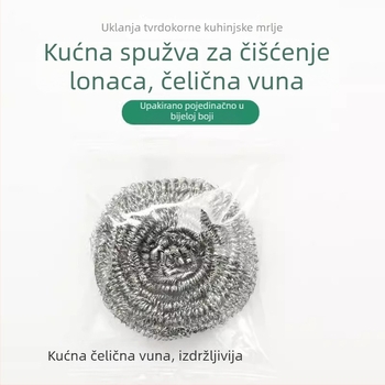 Nerđajući čelična kugla za kuhinju, četka za čišćenje posuđa