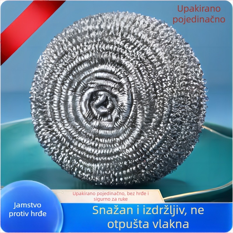 Nerđajući čelična kugla za kuhinju, četka za čišćenje posuđa