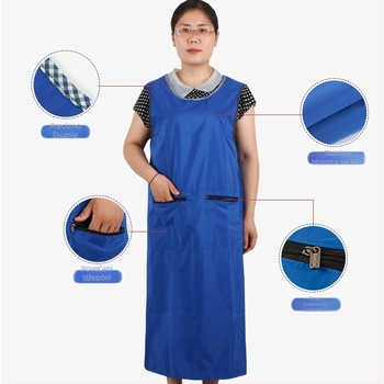 Unisex kuhinjski prsluk-vest za kuhinju kod kuće, protiv prljavštine, prozračan, vodootporan, višebojan zaštitni radni odjev
