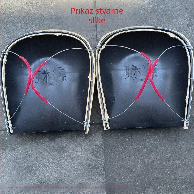Plastična lopatica za prašinu za gradilište i kućnu upotrebu, izdržljiva gumom na rubu