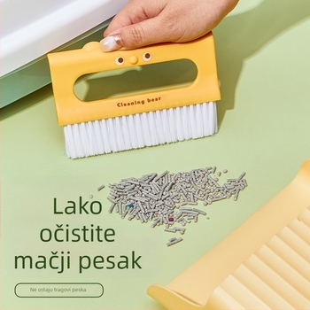 Mini set za čišćenje stola: metlica i lopatica za prašinu za tipkovnicu