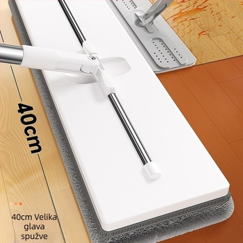 Kućni plosnati mop s posudom za pranje bez dodira, 2025. novi model, mop sa škrabicom za čišćenje poda
