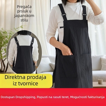 Japanskog stila bez rukava kuhinjska pregača, otporna na habanje, otporna na nabore, vodoodbojna, otporna na ulje