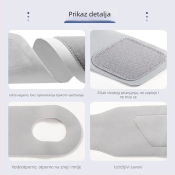 Prilagođeni fiksni zglobni zavoj za muškarce i žene, tanak zaštitni zglobni zavoj protiv uganuća, lagana podrška tetivama zgloba za badminton i tenis