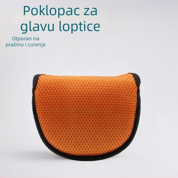 Polukružna navlaka za golf putter, najlonska mreža, otporna zaštita kluba