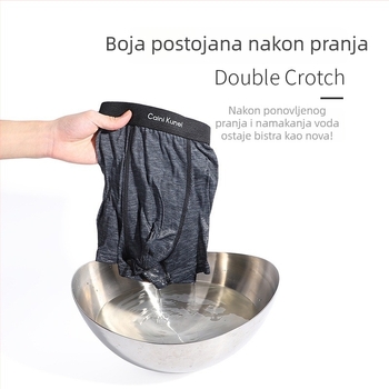 Muške modalne bokserice s grafenom, prozračne, brzo se suše