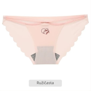 Bešavne ženske gaćice od ice silk s pamukom, ljeto, tanke, niski struk