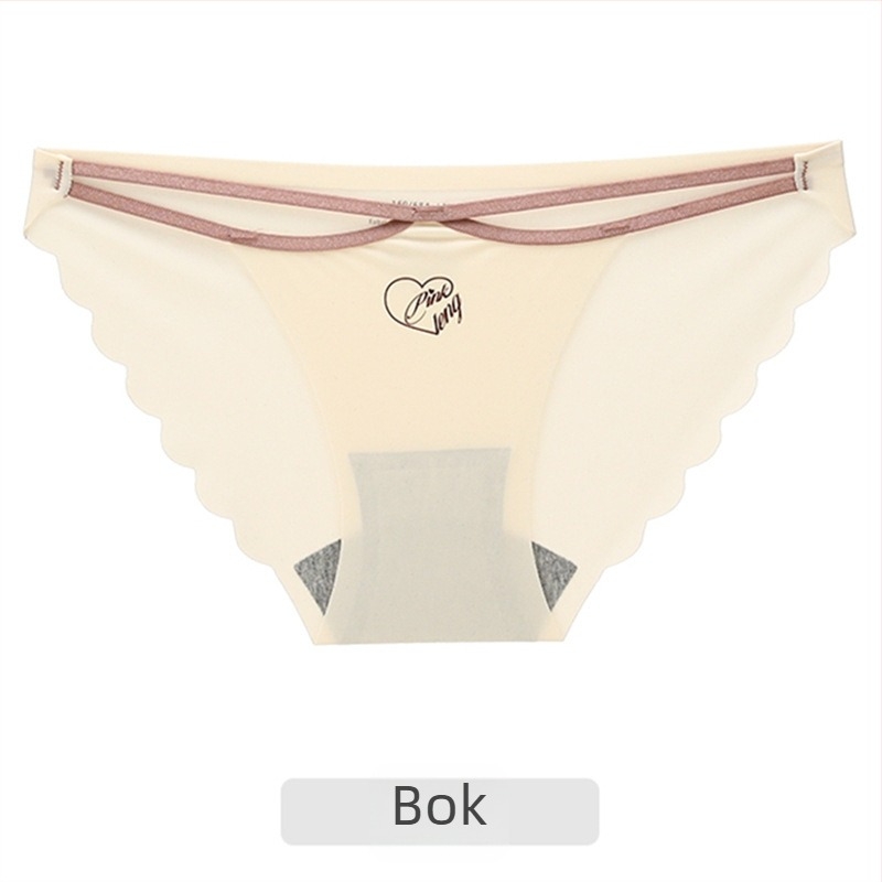 Bešavne ženske gaćice od ice silk s pamukom, ljeto, tanke, niski struk