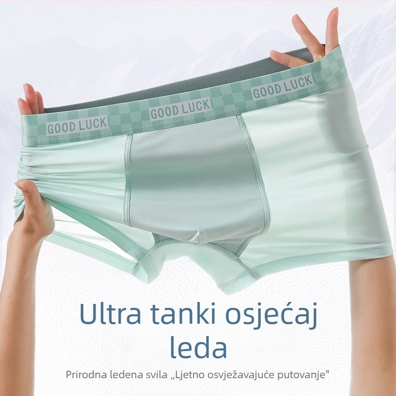 Muške bokserice od Ice Silk, prozračne, brzo se suše, ultra tanke, antibakterijske